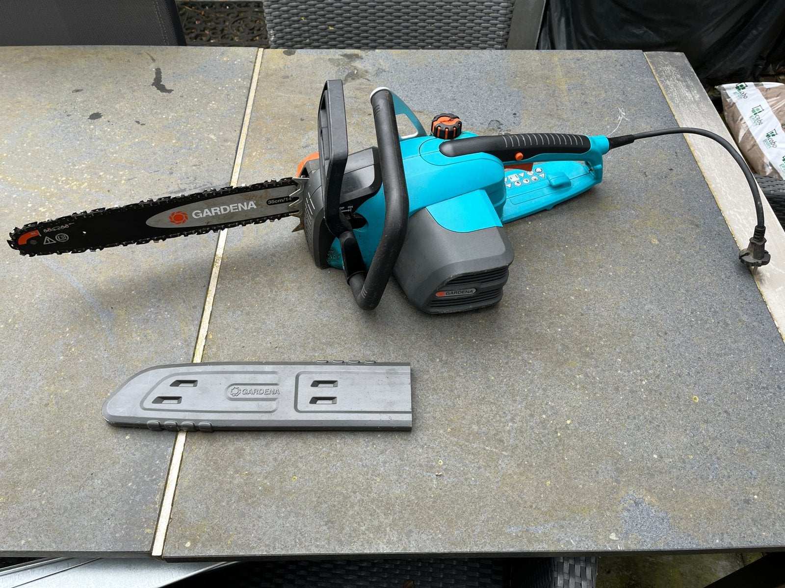Gardena kettingzaag 1800 watt CST 3518, Ophalen, Gebruikt, Elektrisch