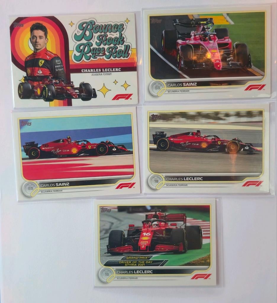 Topps f1 2022 ferrari partij, Verzenden, Plaatje