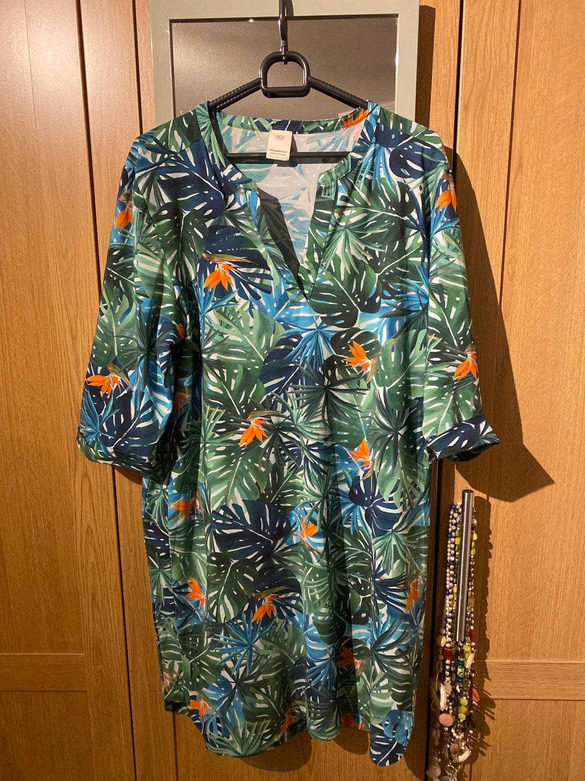 Penn&Ink N.Y. Tuniek Jurk Tropische Print Maat 42, Kleding | Dames, Meerkleurig, Maat 42/44 (L), Ophalen of Verzenden, Zo goed als nieuw