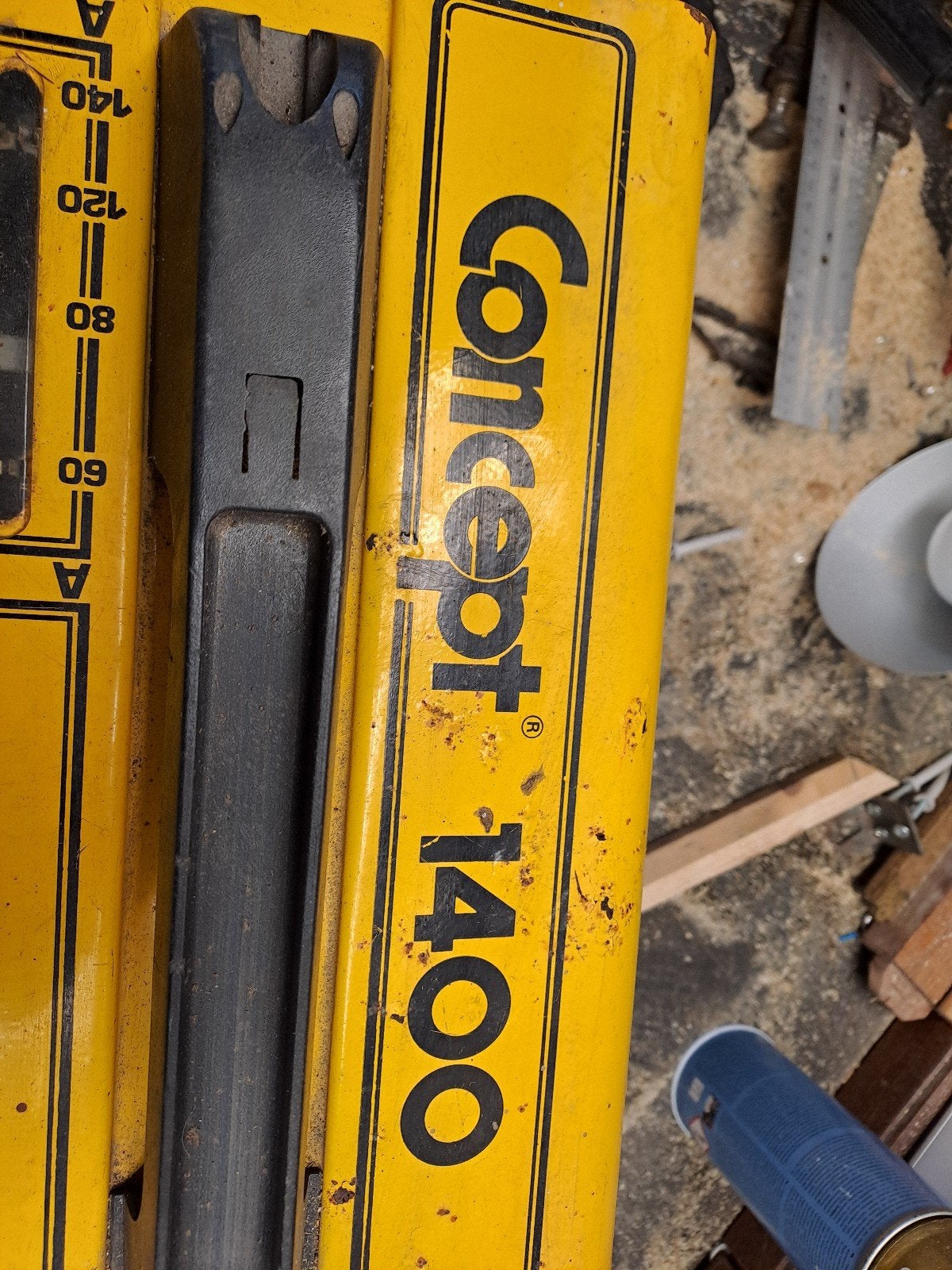 Concept 1400 Lasapparaat - Gebruikt maar functioneel, Ophalen of Verzenden, Gebruikt, Minder dan 150 ampère, Elektroden