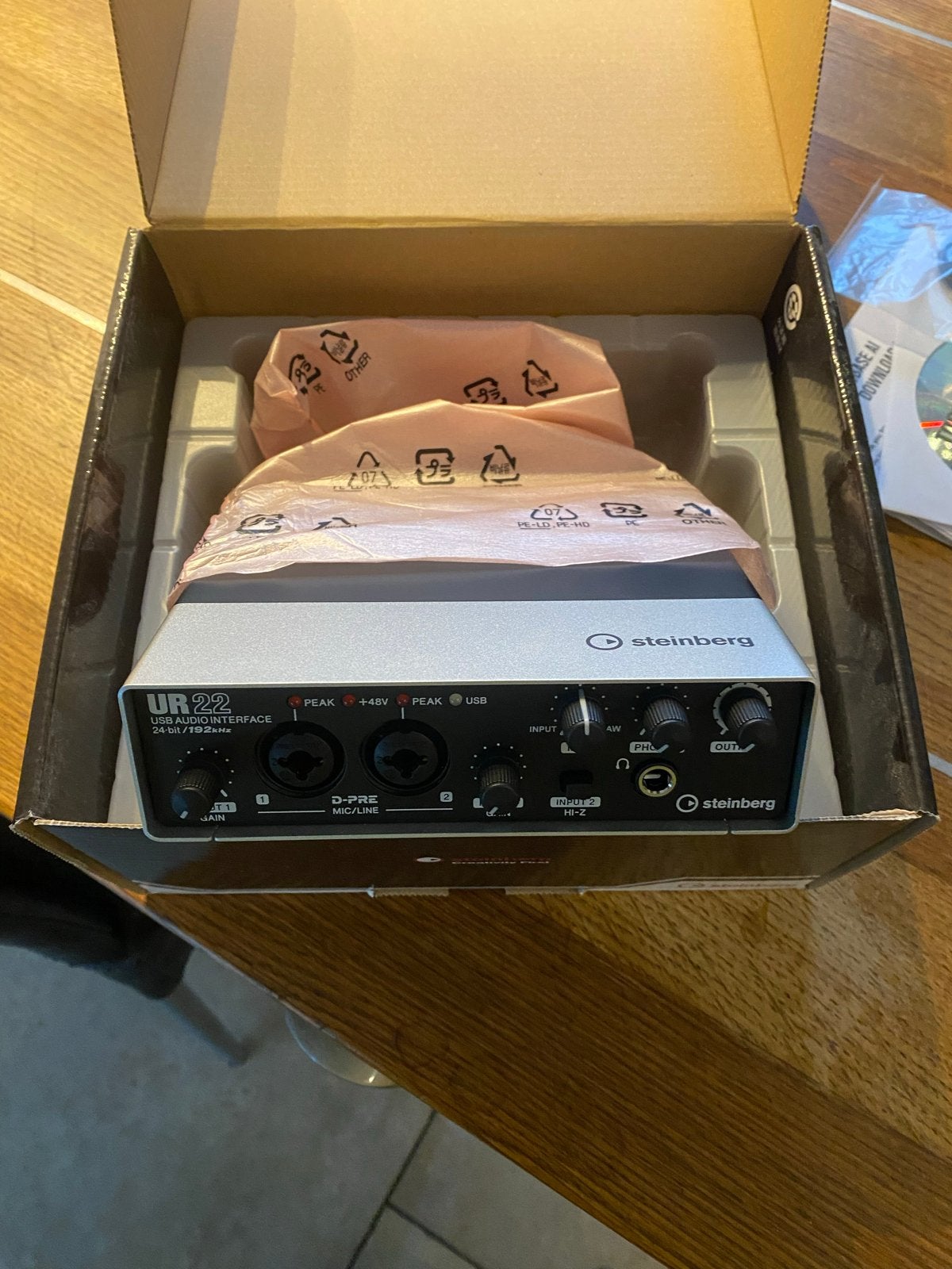 Steinberg UR22 USB Audio Interface - Zo goed als nieuw, Muziek en Instrumenten, Ophalen of Verzenden, Zo goed als nieuw