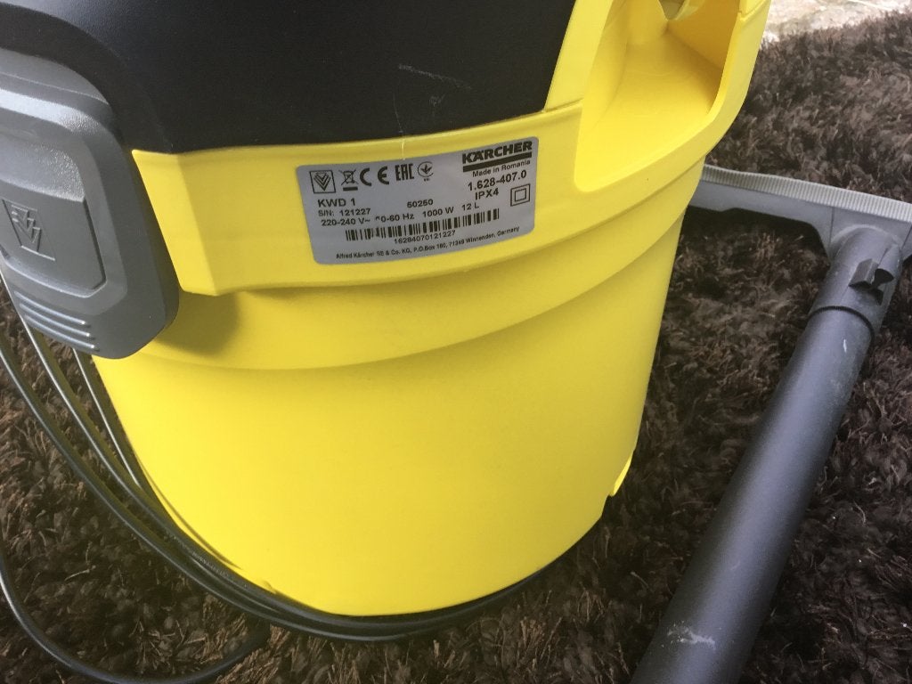 Water/droog Stofzuiger, Kärcher, Zo goed als nieuw, Minder dan 1200 watt, Ophalen