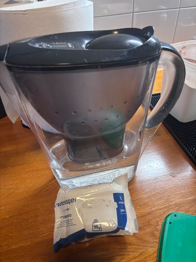 Brita waterfilterkan, Verzenden, Kunststof, Wit, Overige typen