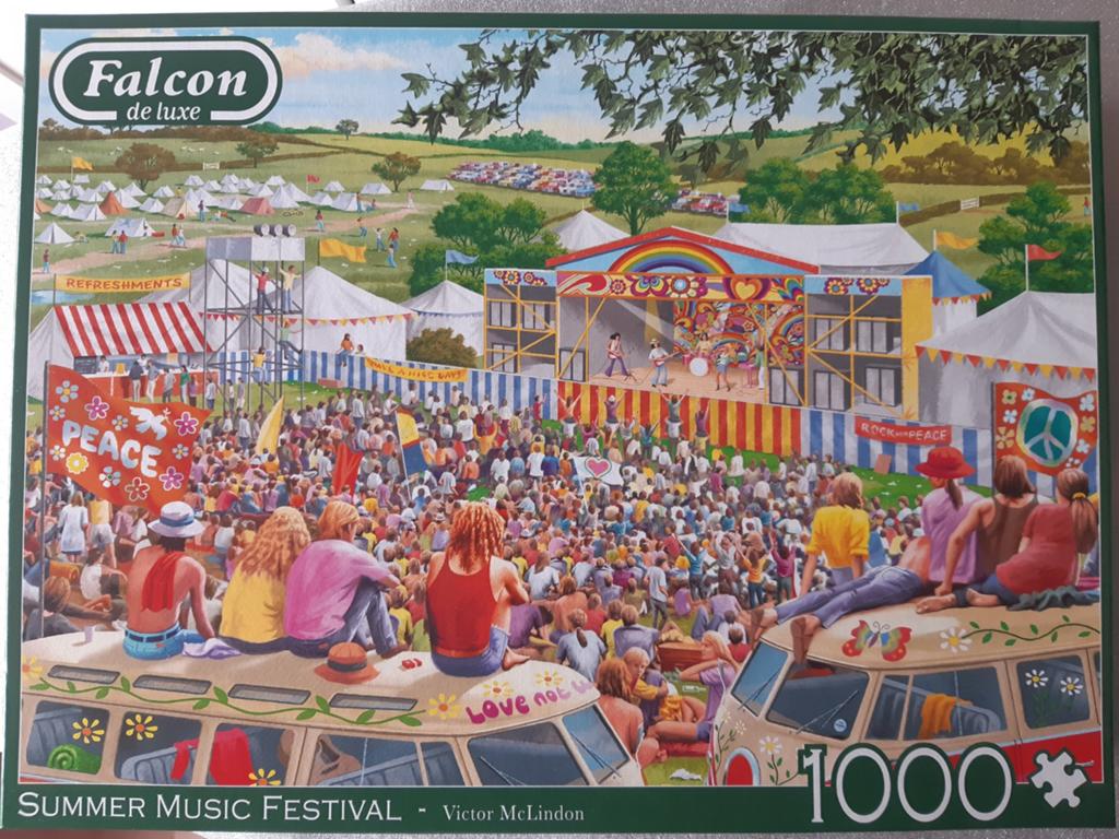 Falcon Puzzel 1000 Stukjes - Summer Music Festival, Hobby en Vrije tijd, Ophalen