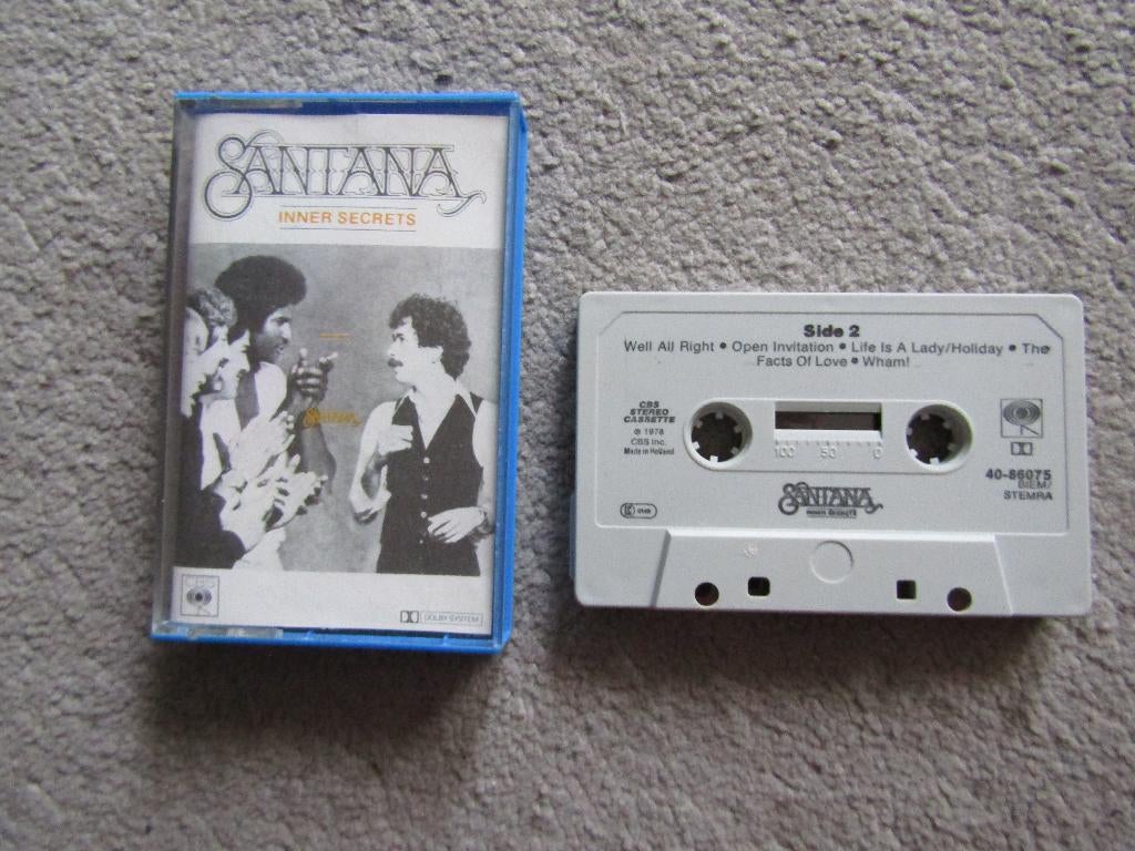 Cassette: Santana - Inner secrets, Cd's en Dvd's, Cassettebandjes, Gebruikt, 1 bandje, Ophalen of Verzenden, Origineel