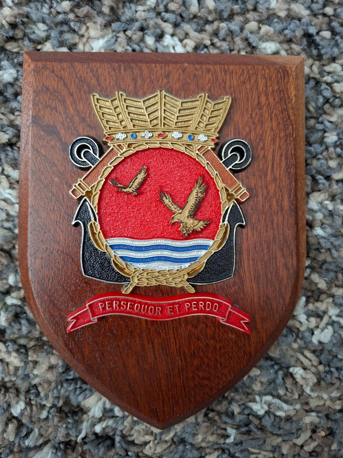 wapenschild VSQ2 MLD - 'Persequor et Perdo', Ophalen of Verzenden, Overige soorten, Overige gebieden, Embleem of Badge