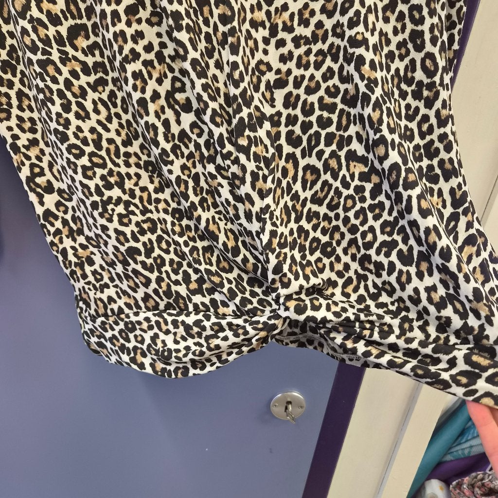 Helena Hart Amsterdam top XL Panterprint 3/4 mouw art 52300, Kleding | Dames, Postbus 123, 1000 AC Amsterdam, Meerkleurig, Maat 46/48 (XL) of groter
