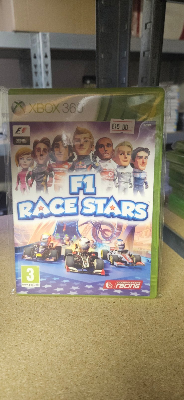 F1 Race Stars - Xbox 360 (PAL), Eén computer, Ophalen of Verzenden, Zo goed als nieuw, Onbekend