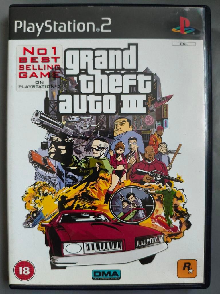 Grand Theft Auto III (GTA 3) PlayStation 2, Avontuur en Actie, Vanaf 18 jaar, 1 speler, Ophalen of Verzenden