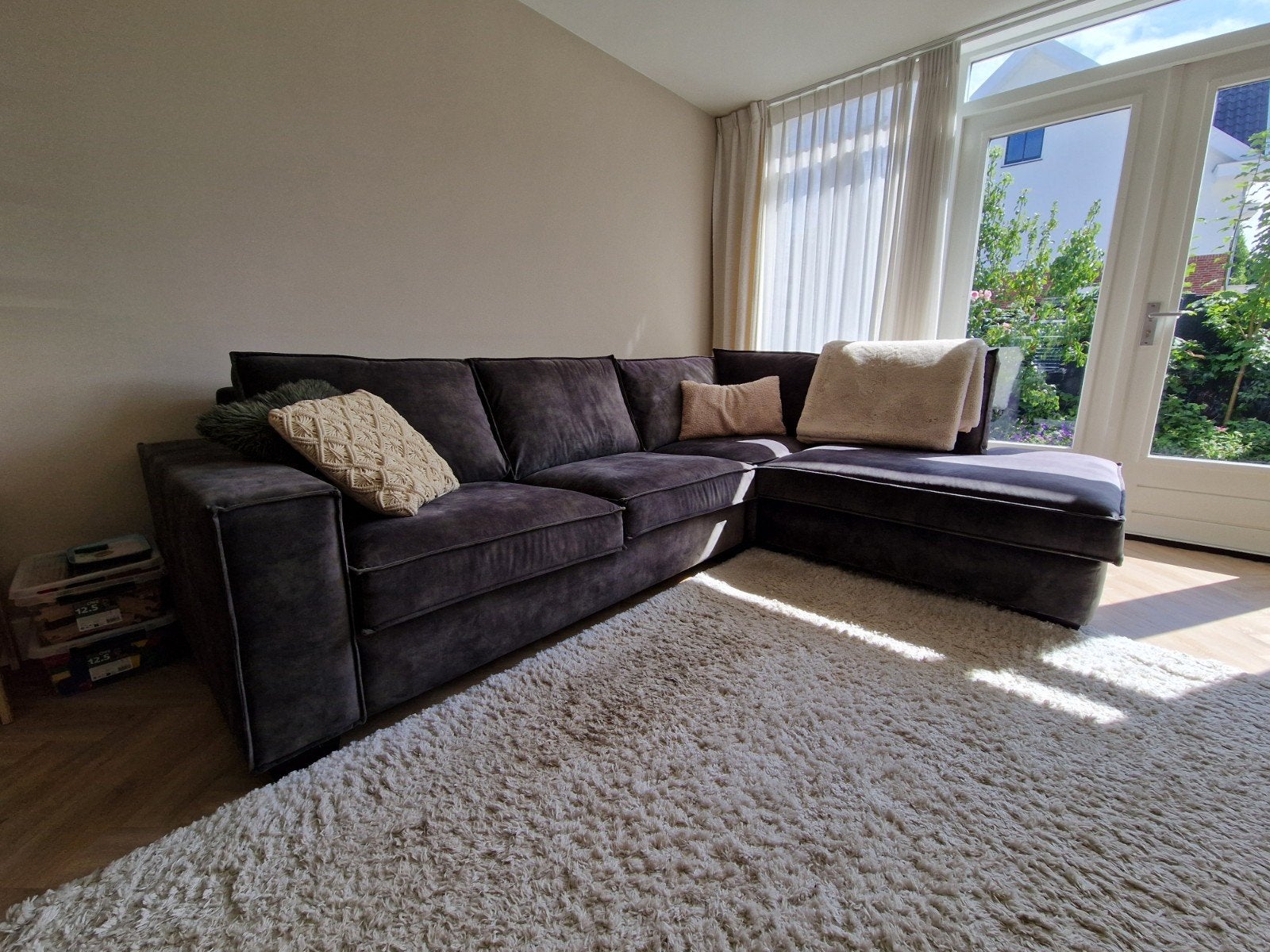 Urban sofa merano hoekbank - Vienna petrol (groen), Huis en Inrichting, Ophalen, 250 tot 300 cm, 100 tot 125 cm, Hoekbank