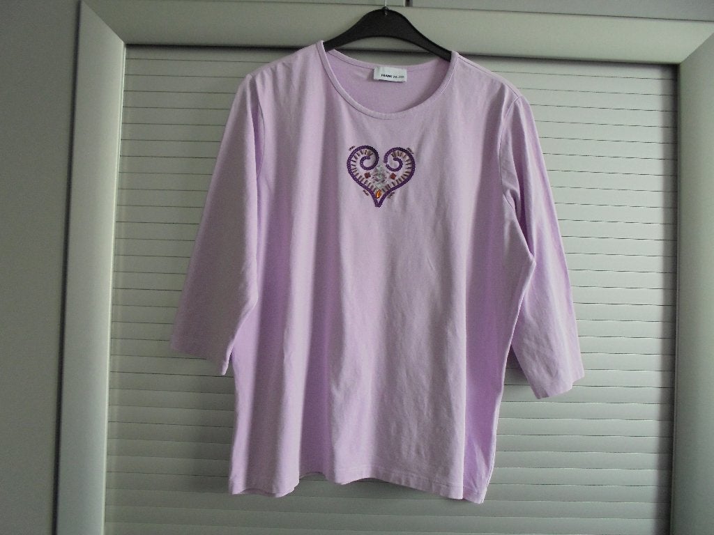 frankwalder shirt rose maat 46, Maat 46/48 (XL) of groter, Ophalen of Verzenden, Zo goed als nieuw, Lange mouw