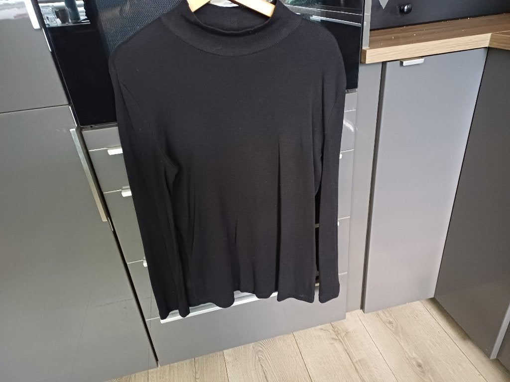 zgan.zwart shirt Turtle Neck mt XXL C&A, Kleding | Heren, T-shirts, Zwart, Overige maten, Zo goed als nieuw, C&A