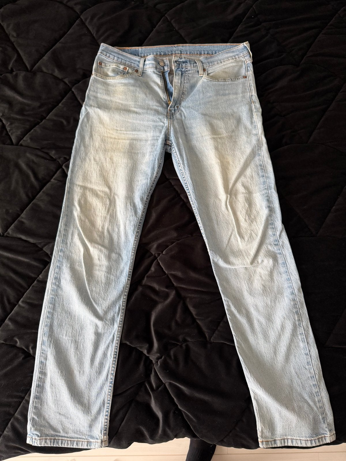 Levi's 502 Regular Taper Jeans W34 L34, Ophalen of Verzenden, Gedragen, Blauw, W33 - W34 (confectie 48/50)