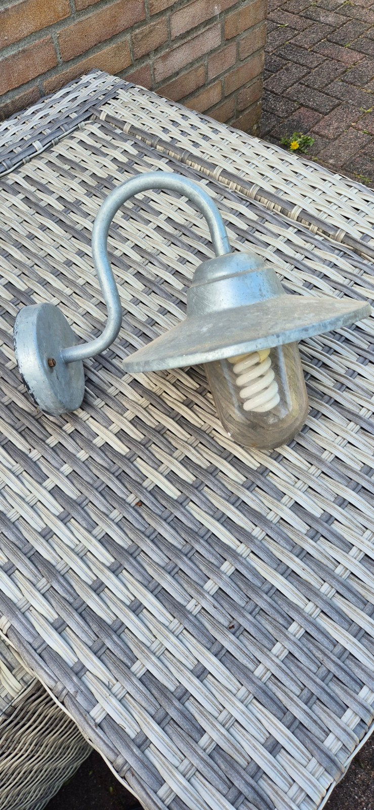 Buitenlamp, Tuin en Terras, Ophalen, Gebruikt, Netvoeding, Wandlamp