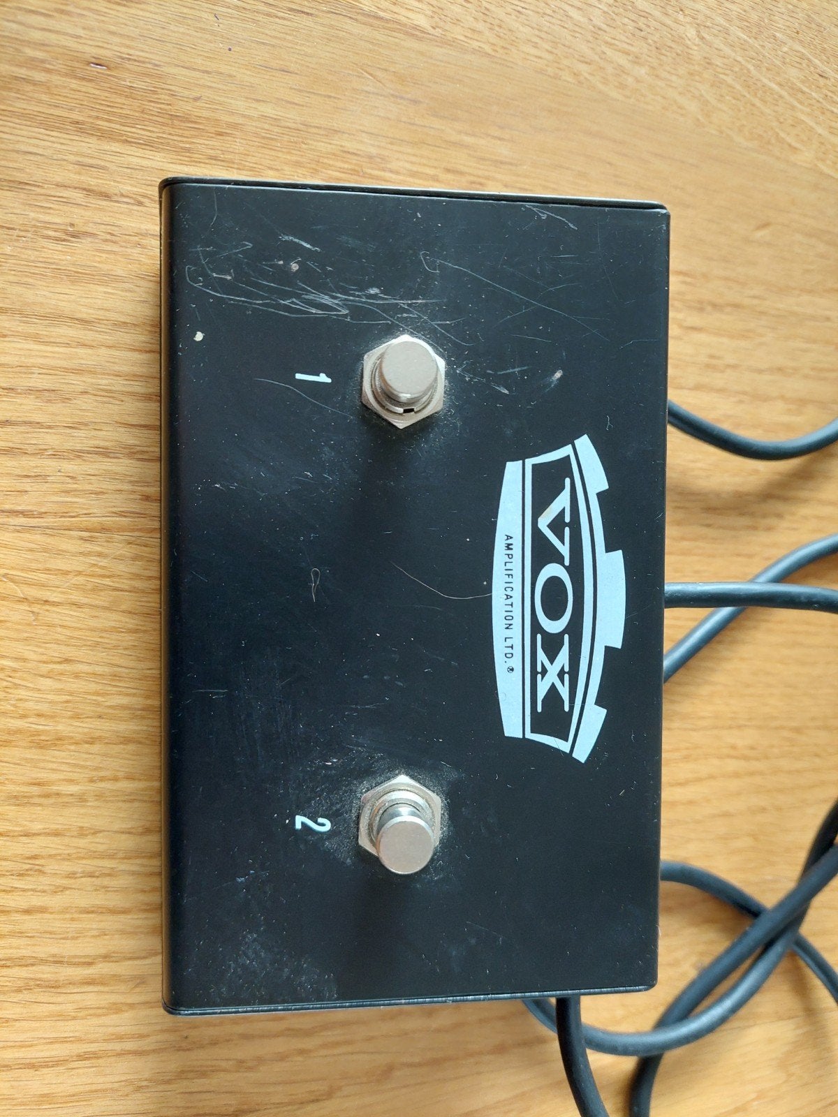 VOX VFS2 Footswitch voor Gitaarversterker (Met Stereo Jack-k, Ophalen of Verzenden, Gebruikt, Reverb