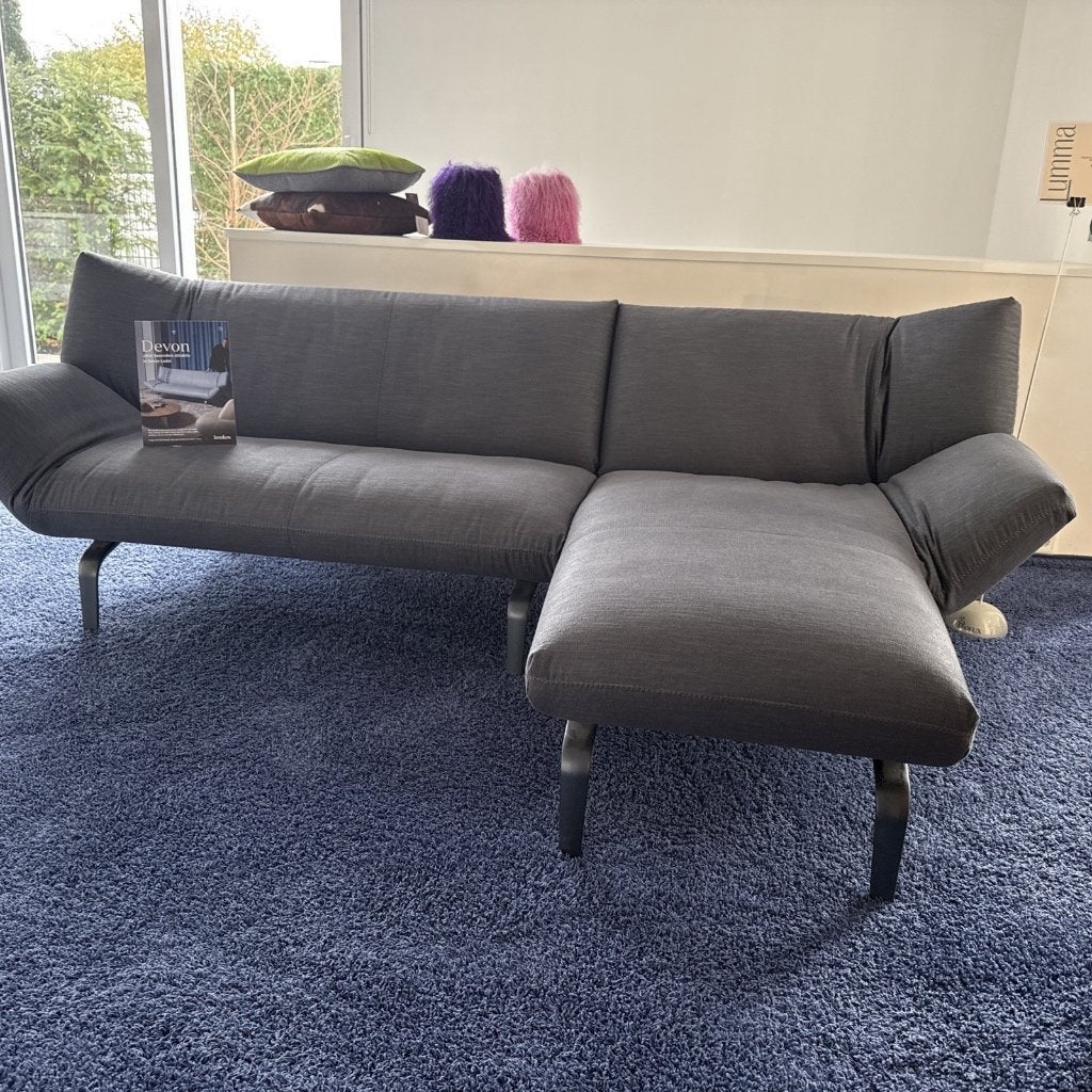 -70%! NIEUWE Leolux DEVON 7000€ voor: 1999€, Ophalen, Hoekbank, 200 tot 250 cm, 100 tot 125 cm