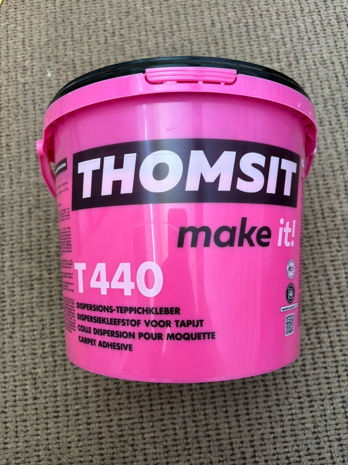 Thomsit Tex 6 kg. Vloerlijm. T440, Ophalen, Zo goed als nieuw, Wit