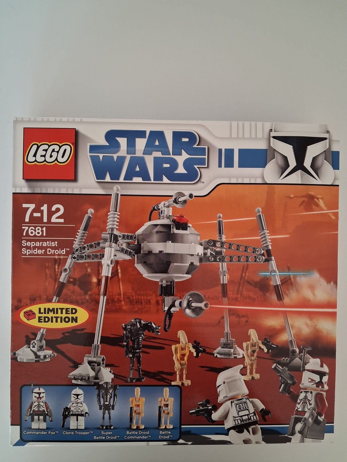 Lego Star Wars 7681 Separatist Spider Droid, Star Wars, Lego, Ophalen of Verzenden, Zo goed als nieuw