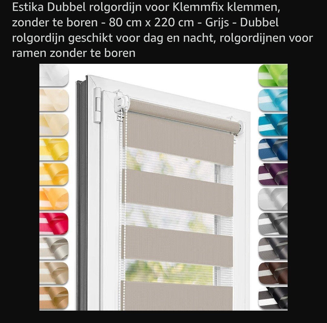 Duo rolgordijn klem, Ophalen, Nieuw