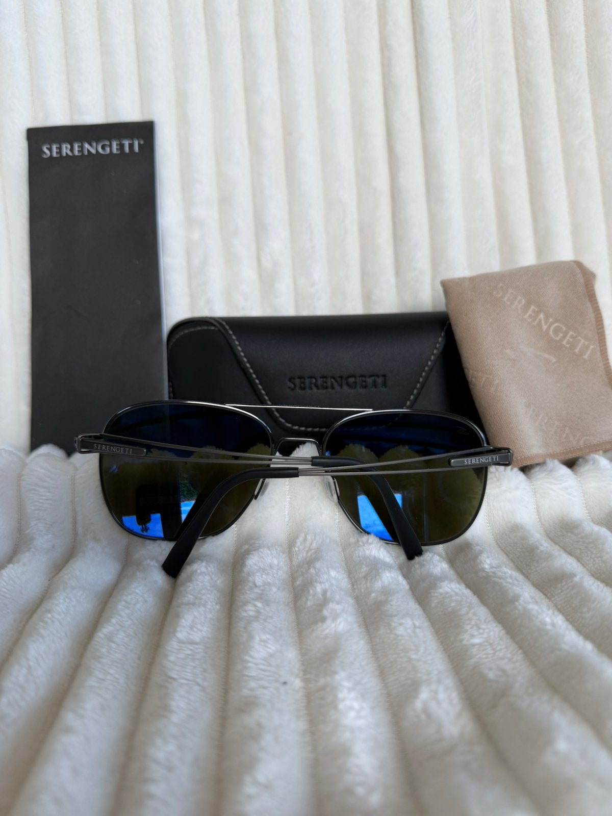 Serengeti  Brando 7541 garantie en btw-factuur, Sieraden, Tassen en Uiterlijk, Zonnebrillen en Brillen | Heren, Zonnebril, Verzenden
