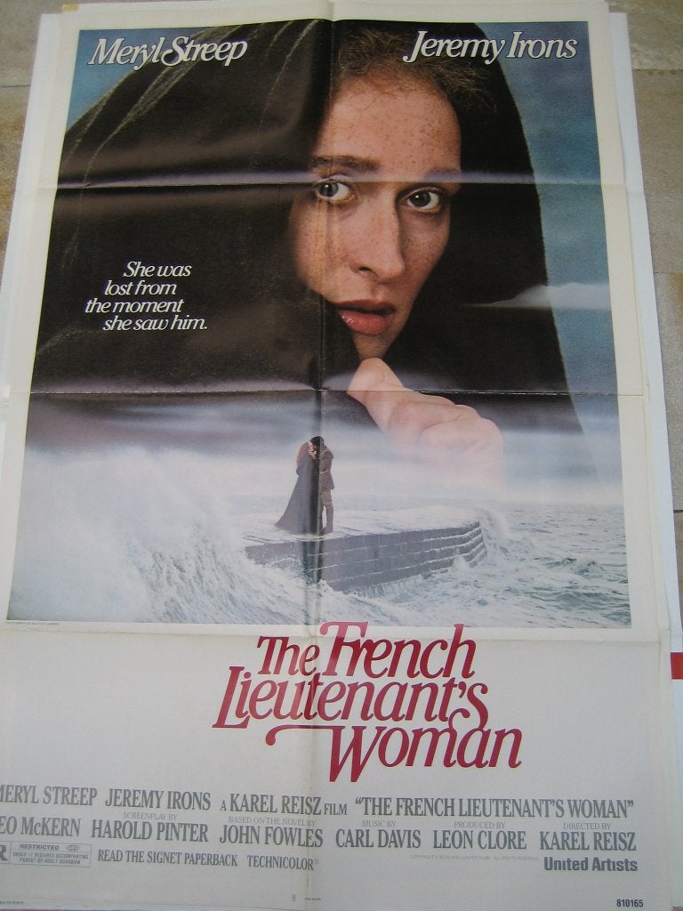 Vintage Filmposters: The French Lieutenant's Woman, Ironweed, Ophalen of Verzenden, Zo goed als nieuw, Film, Poster