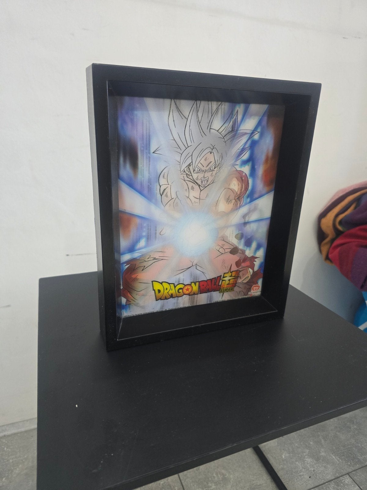 Dragon Ball Z Goku Ultra Instinct 3D Lenticulaire Lijst, Ophalen of Verzenden, Zo goed als nieuw