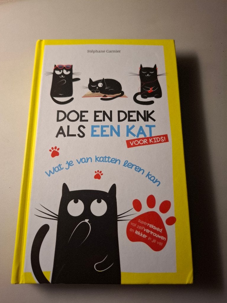 Boek - Doe en denk als een kat (voor kids), Ophalen of Verzenden, Zo goed als nieuw