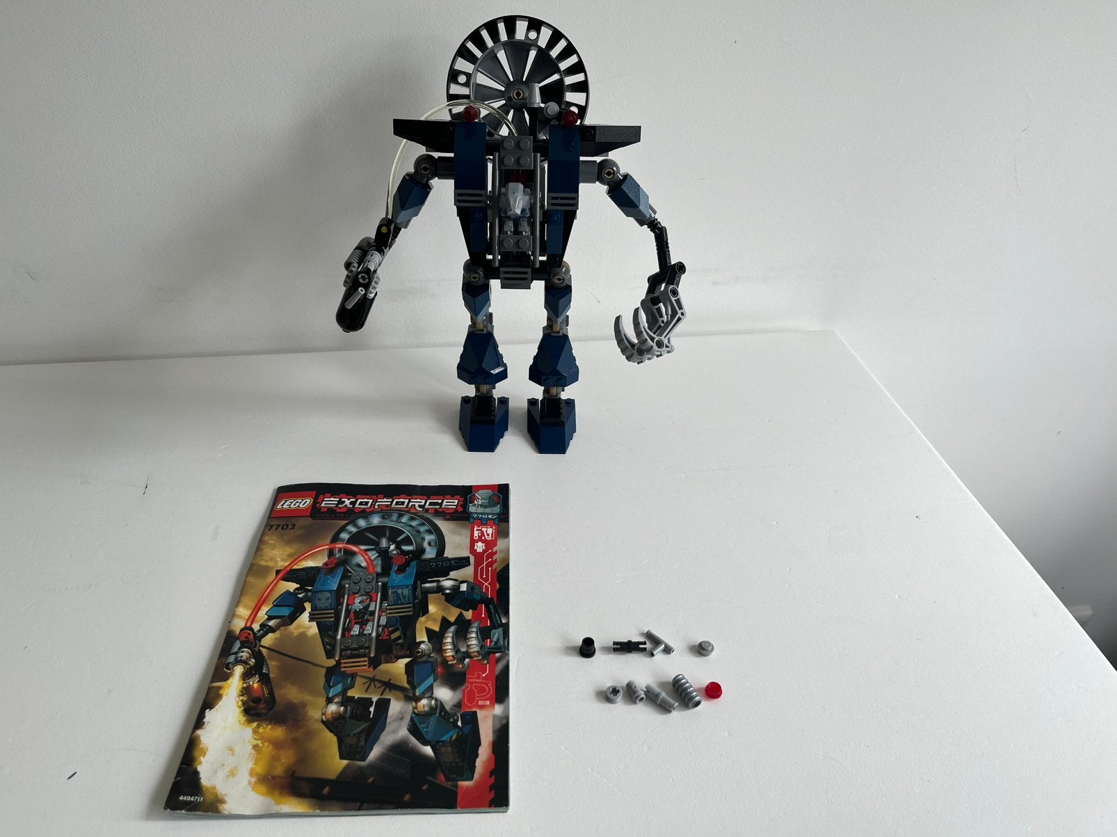 LEGO Exoforce 7703 Fire Vulture (Zonder stickers), Lego, Inclusief instructies, Ophalen of Verzenden, Zo goed als nieuw