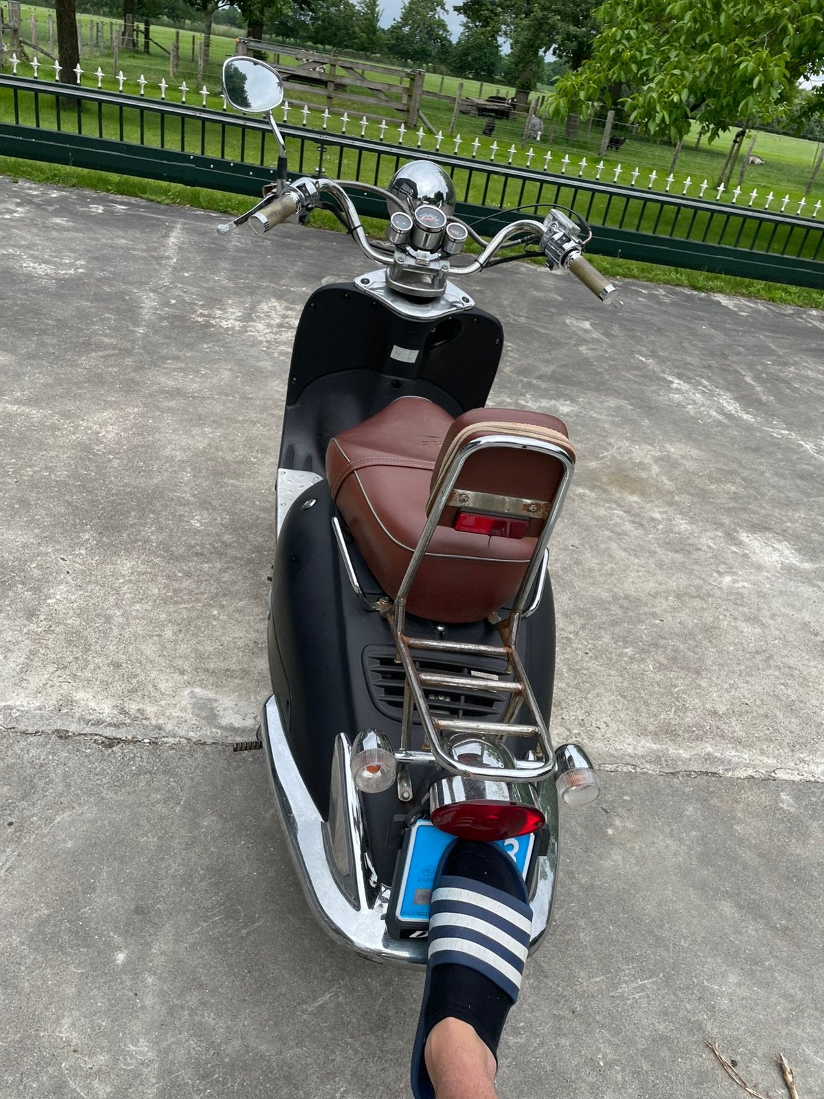 Killerbee torino retro scooter., Ophalen, Gebruikt, 49 cc, Benzine