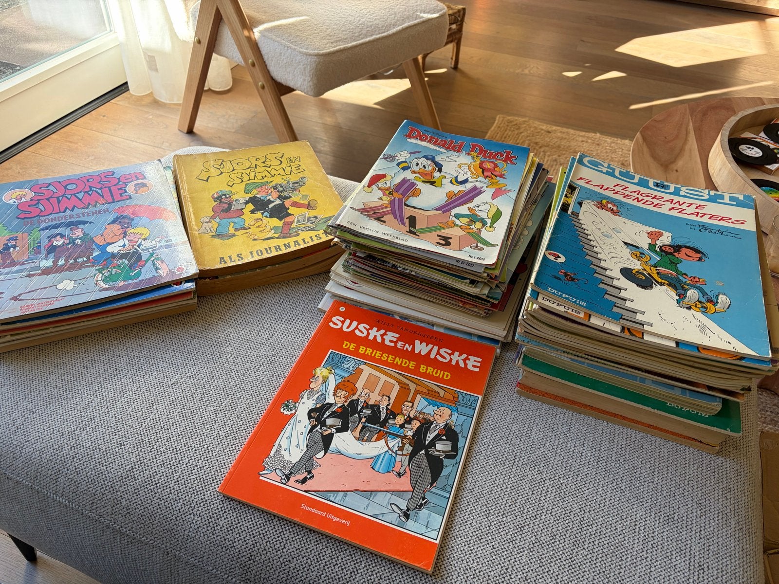 Diverse stripboekencollectie: Suske en Wiske, Guus Flater, Meerdere stripboeken, Ophalen, Gelezen