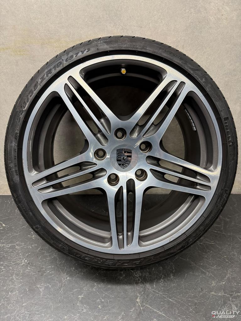 5x130 19 inch Porsche 911 Turbo & S Breedset Velgen + Banden, 19 inch, Gebruikt, 295 mm, -