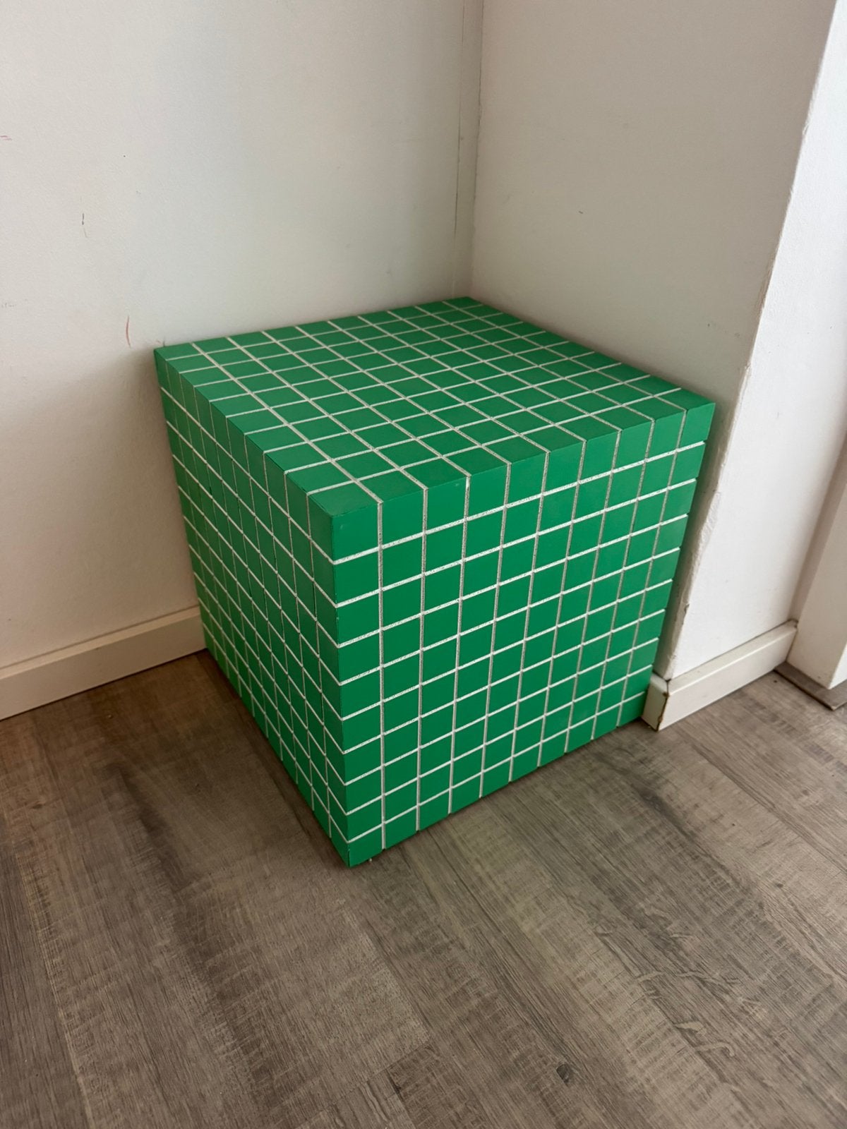 Bijzettafeltje Xenos 30x30x30 cm, Minder dan 55 cm, Vierkant, Zo goed als nieuw, Ophalen