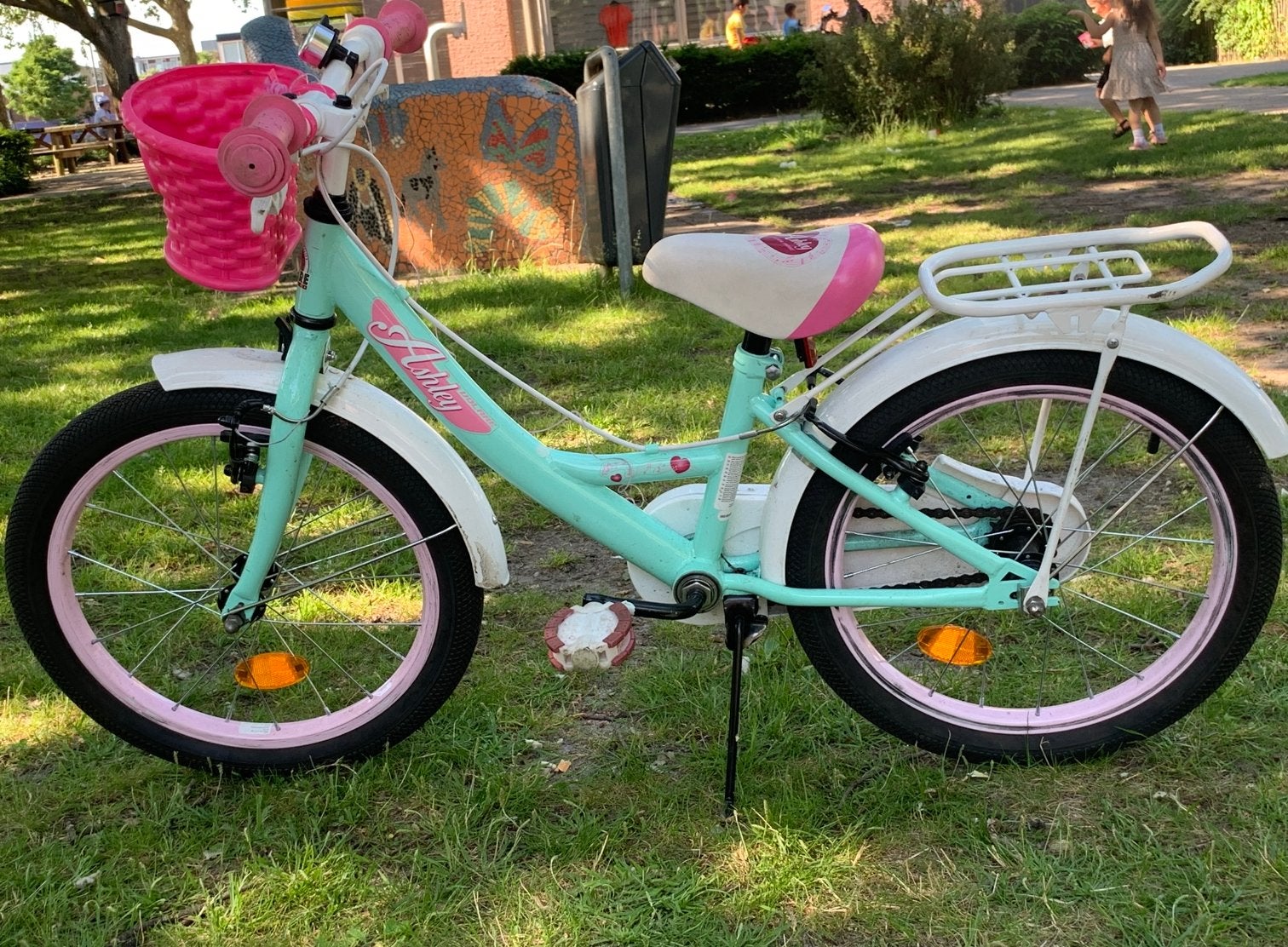 Meisjes fiets 18 inch ASHLEY, Ophalen, Ashley, 18 inch, Schijfrem