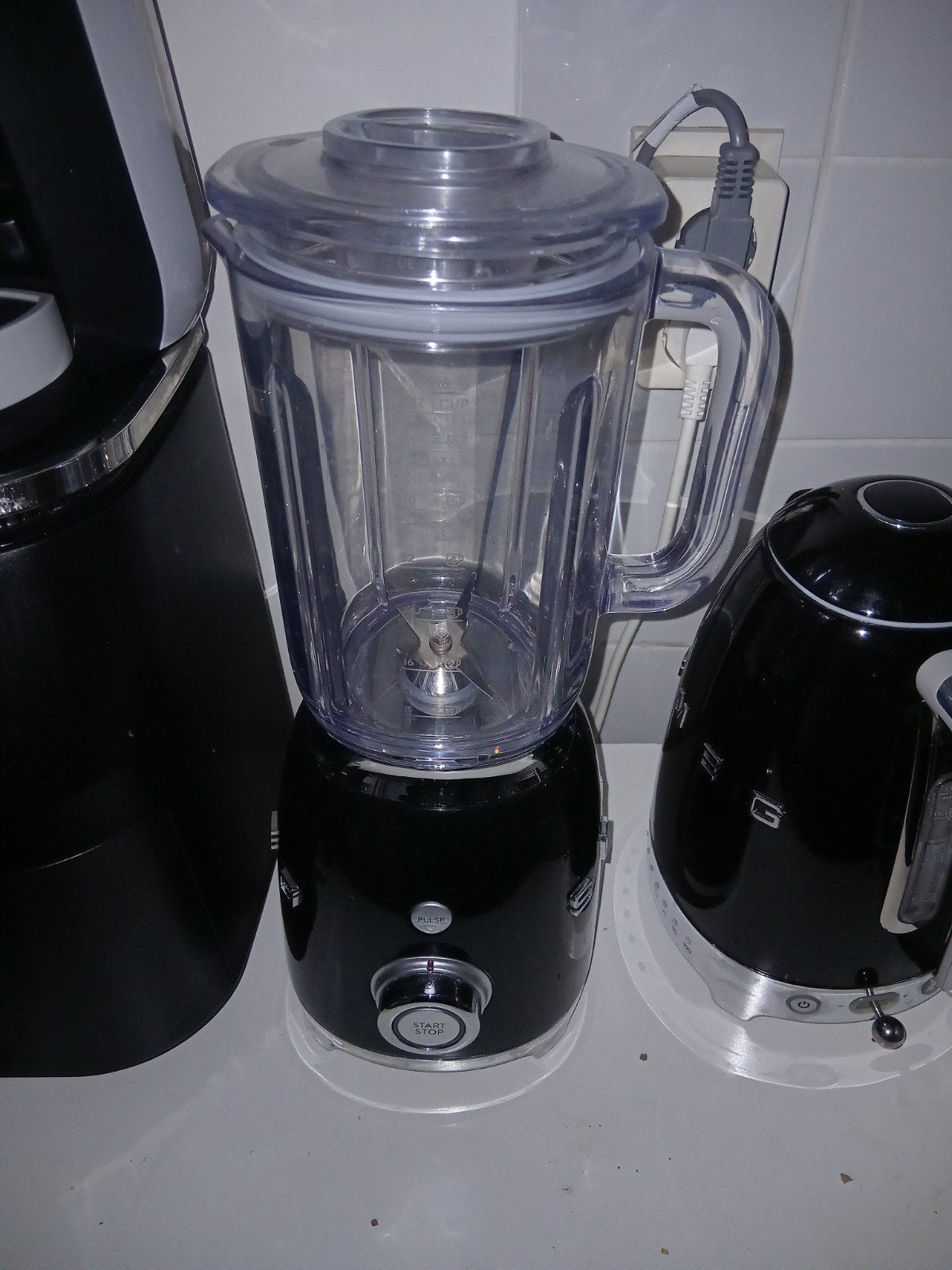Smeg Blender Zwart - Stijlvol en Krachtig, Ophalen of Verzenden, Zo goed als nieuw, Blender