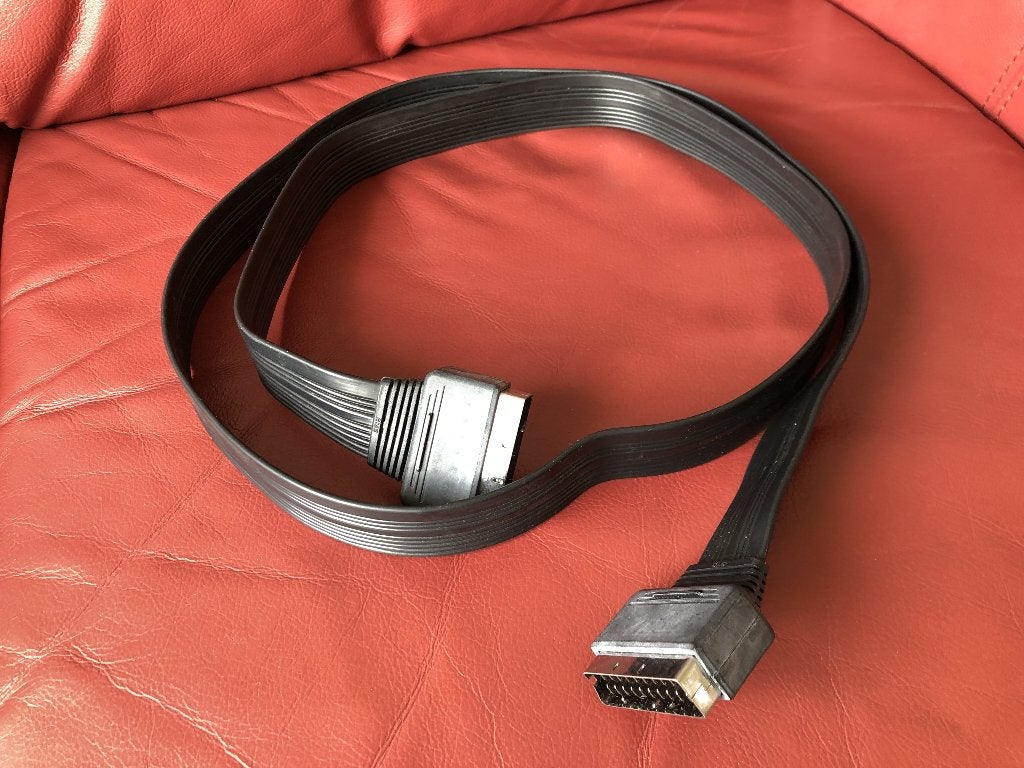 Scart kabel 1,4 meter, Ophalen of Verzenden, Gebruikt, Minder dan 2 meter, Scartkabel