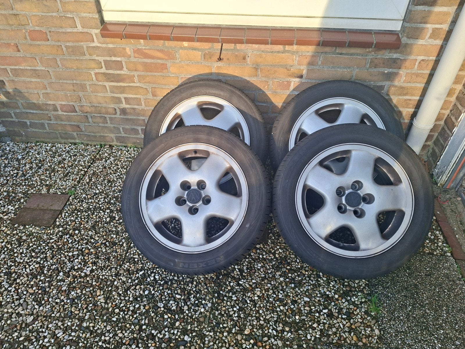 Volkswagen golf 3 gti/ vr6 wielenset, Ophalen, Personenwagen, Zomerbanden, Banden en Velgen
