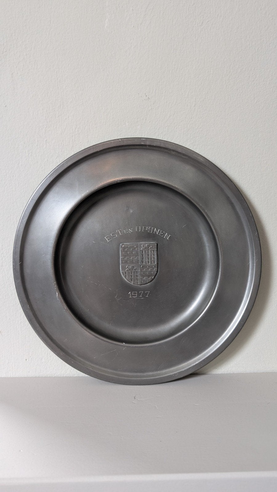 Vintage Royal Holland KMD Daalderop Tinnen Bord 1977, Antiek en Kunst, Antiek | Tin, Ophalen of Verzenden