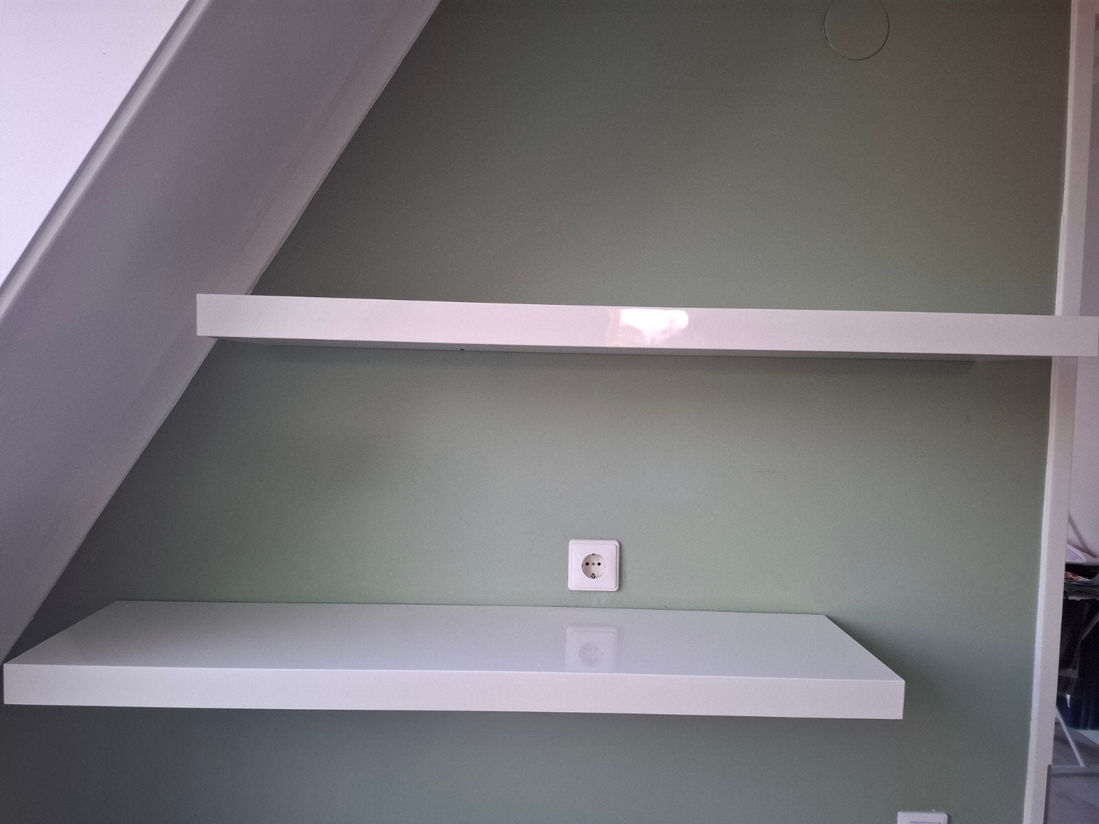 2 IKEA LACK planken 110x26 cm - Wit, Ophalen, Gebruikt