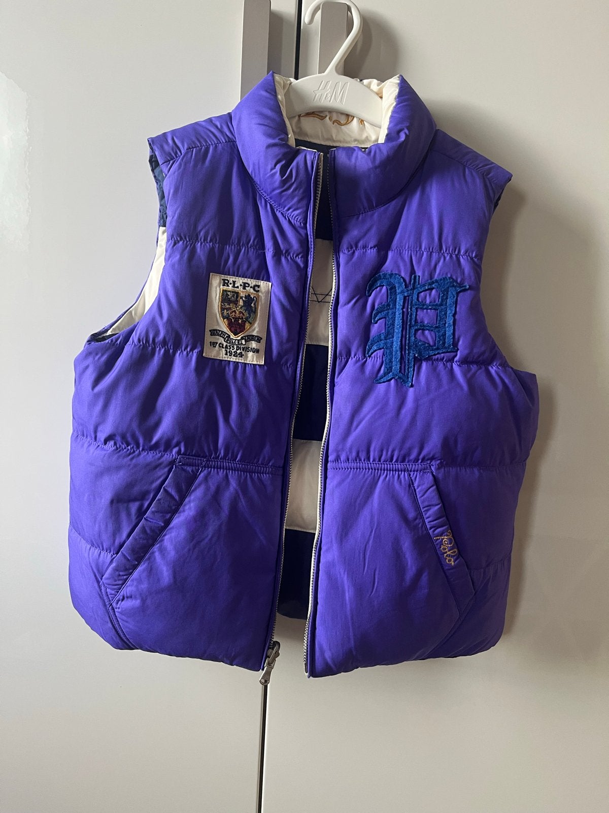 Polo Ralph Lauren omkeerbaar bodywarmer maat M (8-10 jaar), Kinderen en Baby's, Ophalen of Verzenden, Zo goed als nieuw, Meisje