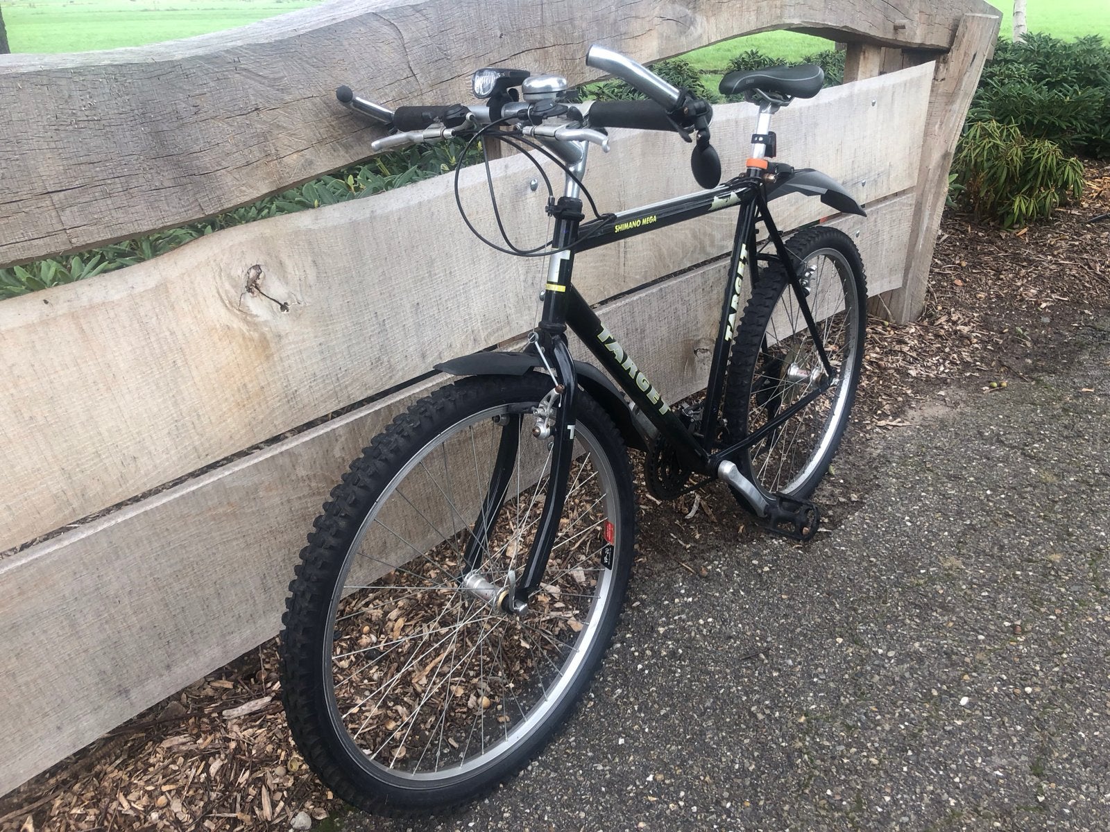 Target Mountainbike - Zwart, gebruikt, Fietsen en Brommers, Gebruikt, Geen vering, 53 tot 57 cm, Ophalen