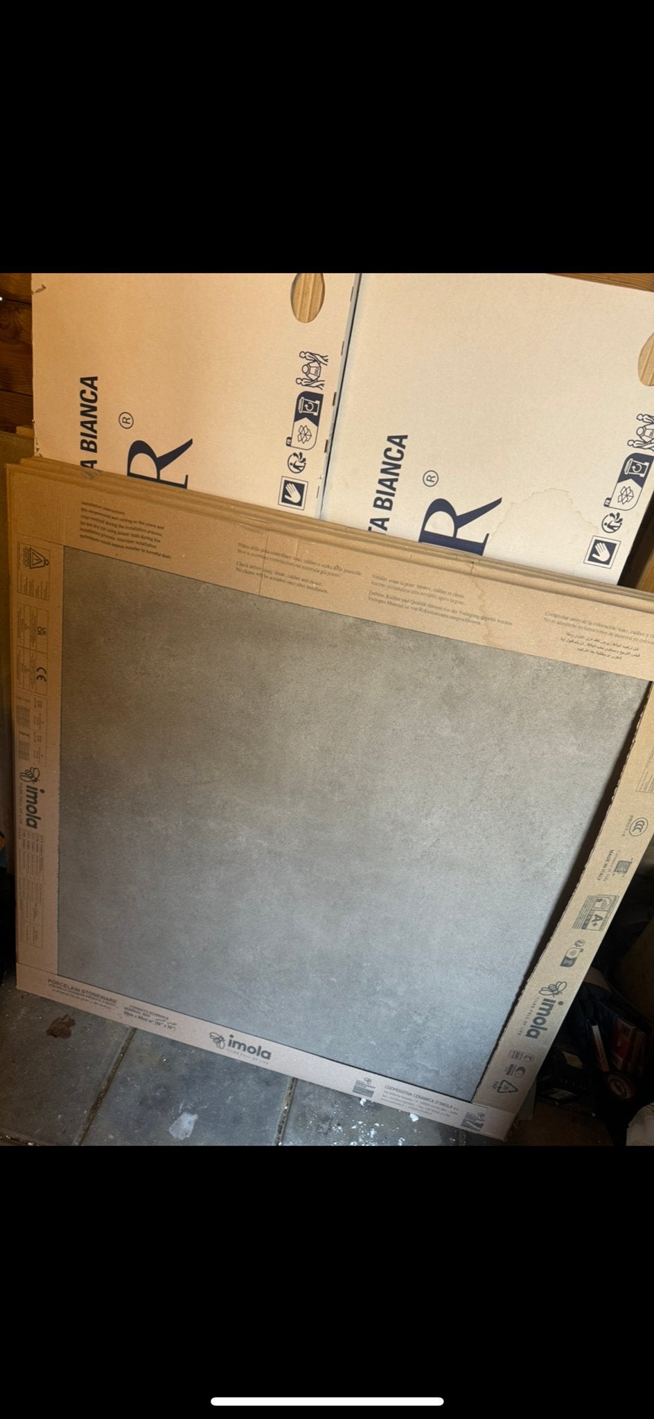 Tegels 90x90 en 120x40, Ophalen, 60 cm of meer, Nieuw, 5 tot 10 m²