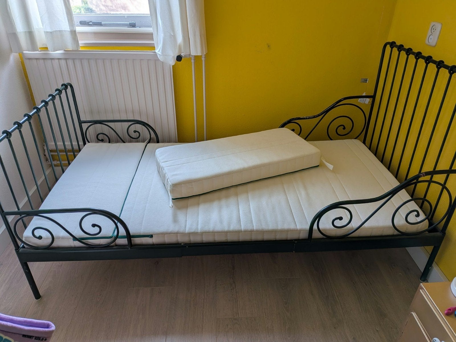 Meegroeibed Ikea compleet!, Kinderen en Baby's, Gebruikt, 70 tot 85 cm, 160 tot 180 cm, Ophalen