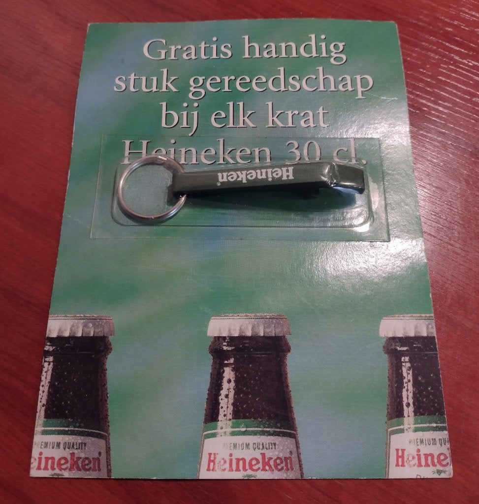 Heineken Opener Sleutelhanger. (D), Ophalen of Verzenden, Nieuw, Flesopener, Heineken