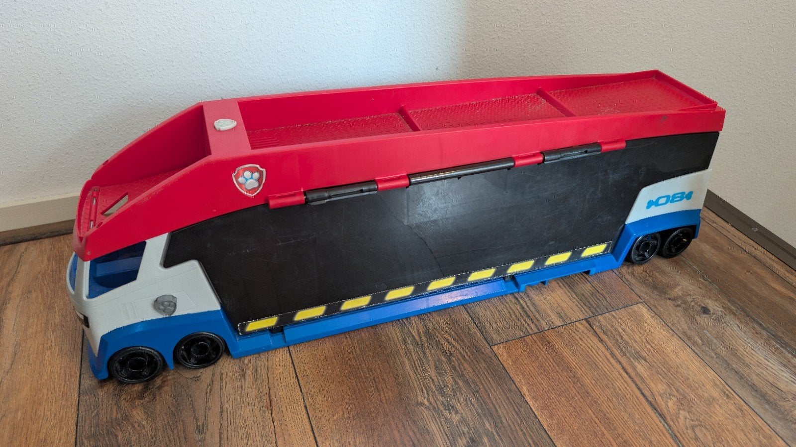 Paw Patrol Vrachtwagen met diverse figuurtjes, Ophalen, Gebruikt