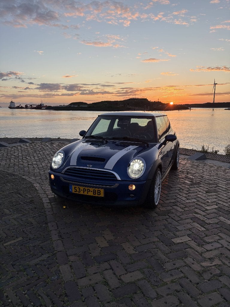 Mini 1.6 16V Cooper S 2004 Blauw, Auto's, Mini, Particulier, Cooper S, Airbags, Airconditioning, Alarm, Bi-Xenon koplampen, Centrale vergrendeling
