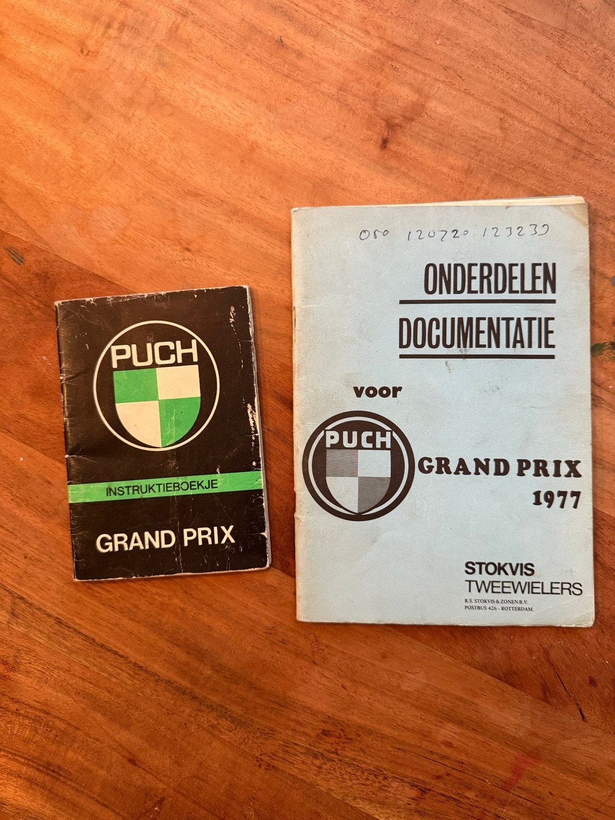 Puch Grand Prix Instructieboekje en Onderdelendocumentatie, Ophalen of Verzenden, Gebruikt, Overige typen