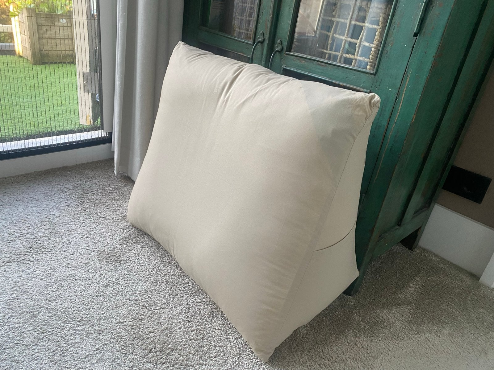 Leeskussen Ten Cate - Comfortabel en Ondersteunend, Ophalen, Zo goed als nieuw, Beige, Textiel