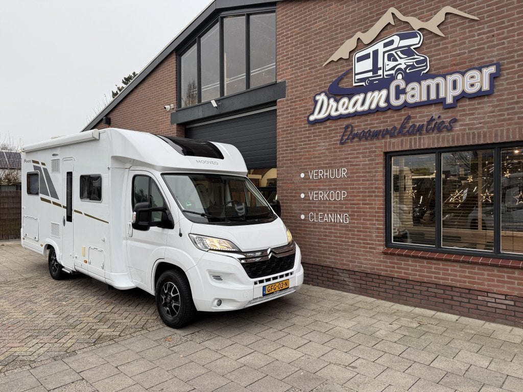 Mooveo TEI 71 Frans bed Ruime camper!, Caravans en Kamperen, Campers, Overige merken, Bedrijf, Handgeschakeld, Hordeur