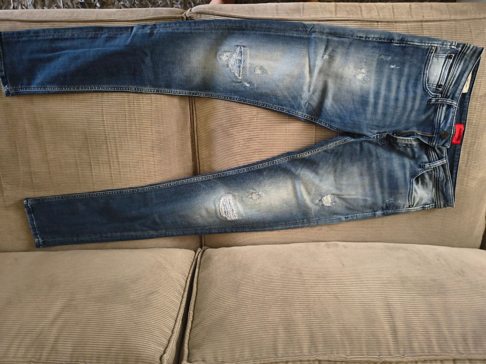 Jack & Jones Skinny Liam Jeans 32-36, Blauw, W32 (confectie 46) of kleiner, Ophalen of Verzenden, Gedragen