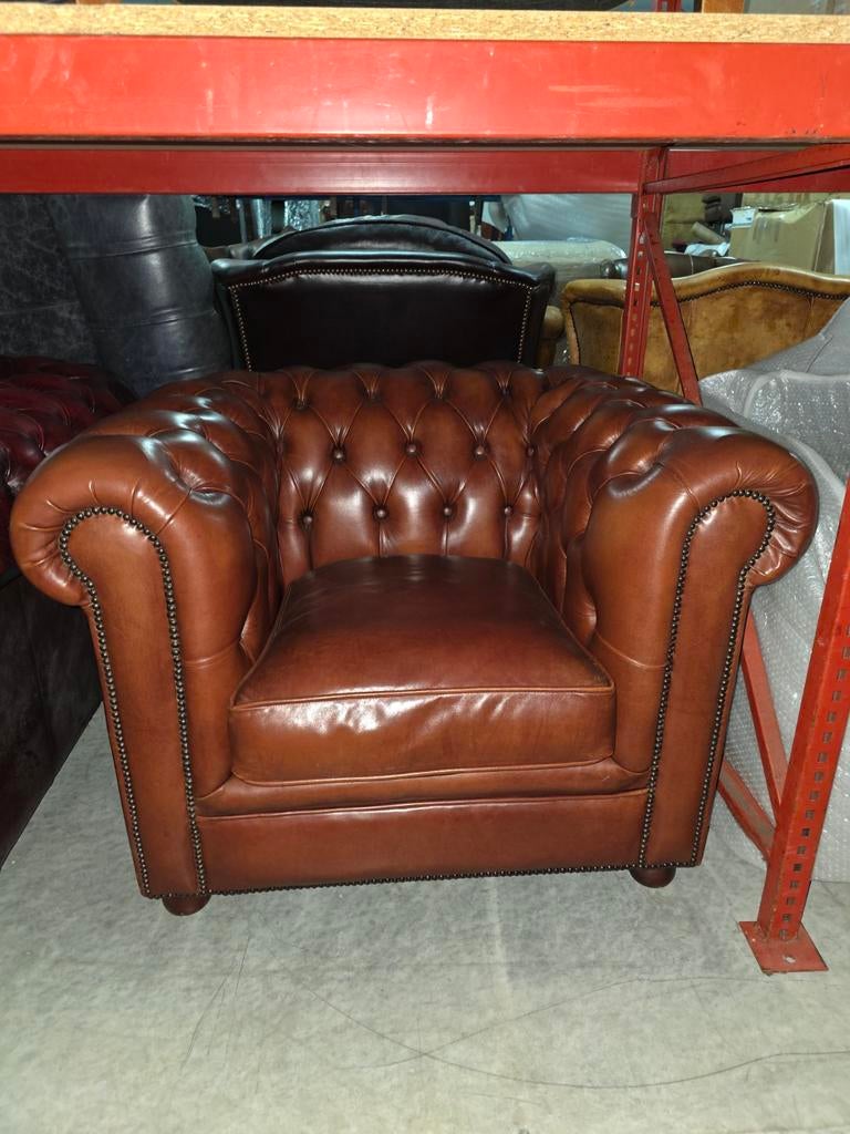 Chesterfield Bendic club chair + BEZORGING GRATIS